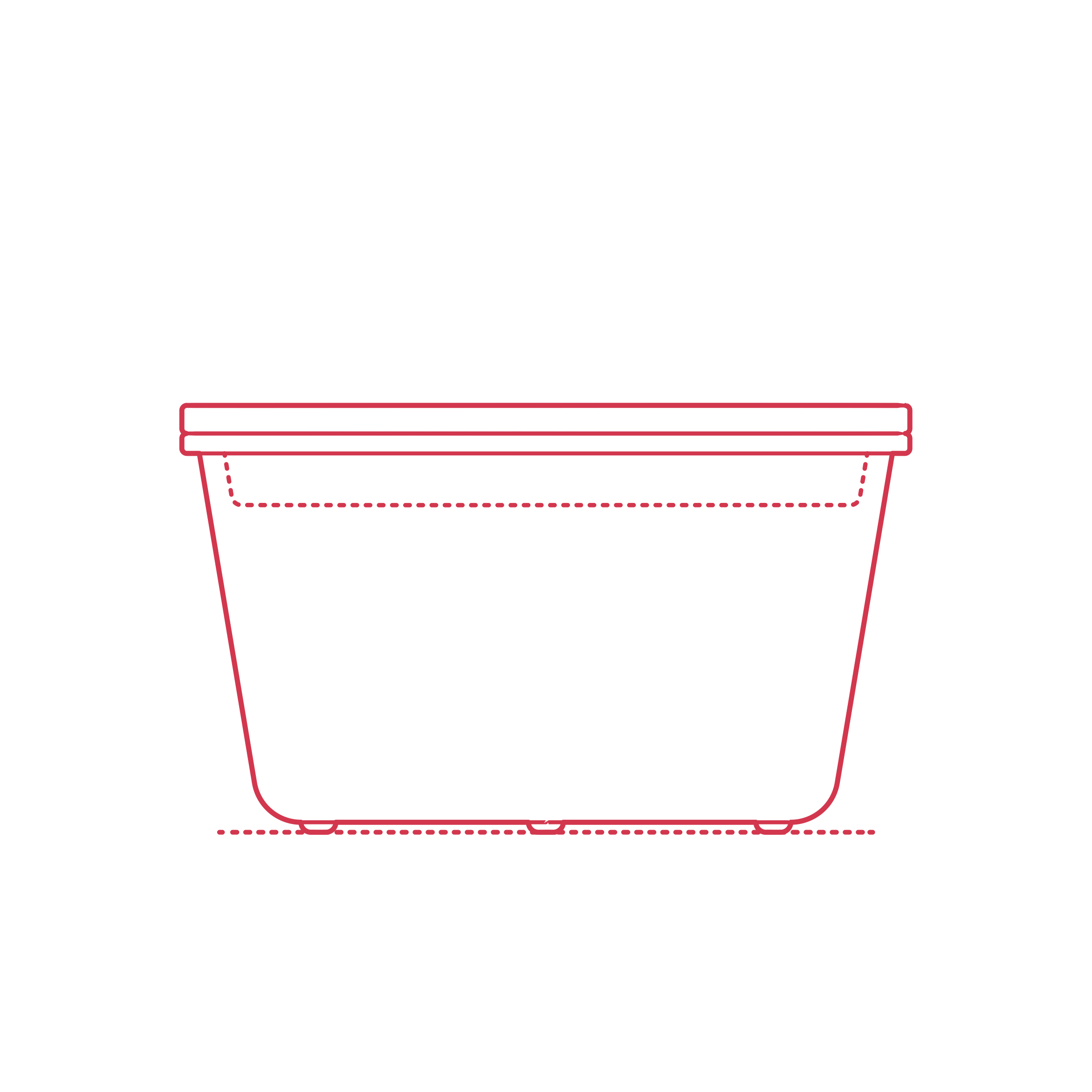 Objects Food Containers Ikea 365 Food Container Round 20 Oz Outline Svg File Free Vectors